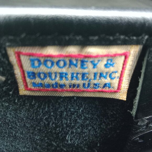 Rare VIntage Dooney & Bourke East/West Shoulder Bag P174 in Black - Picture 6 of 13